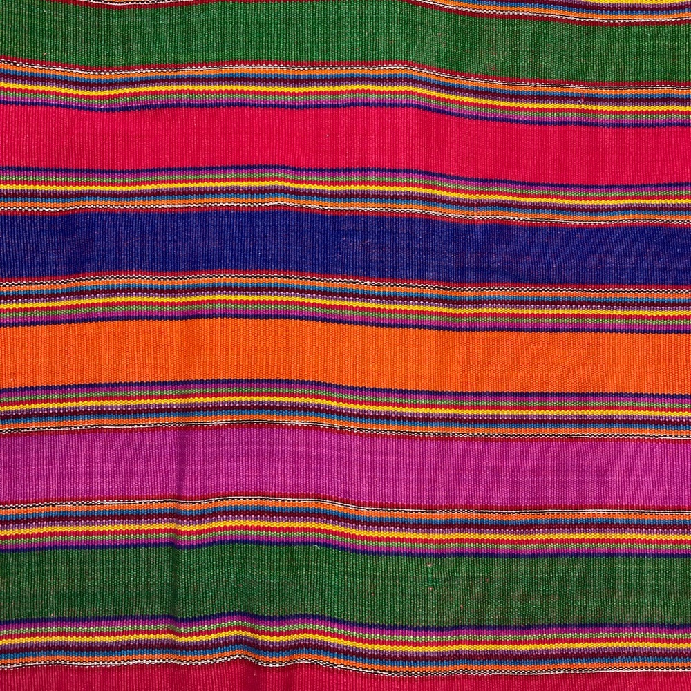 Vintage Weekend Wear 90s Striped Blanket Weave Jacket Long Western Aztec Blazer - Picture 16 of 16